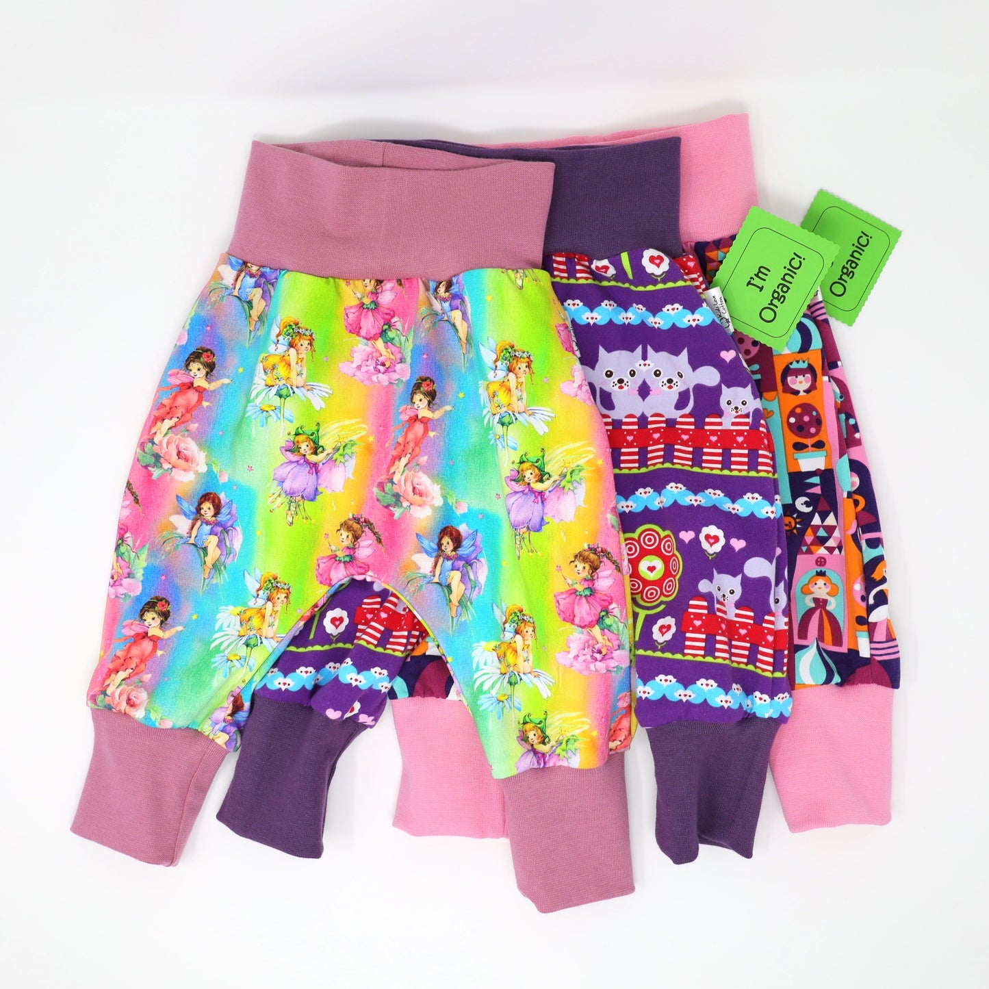 3x Harem Pants 6-9m