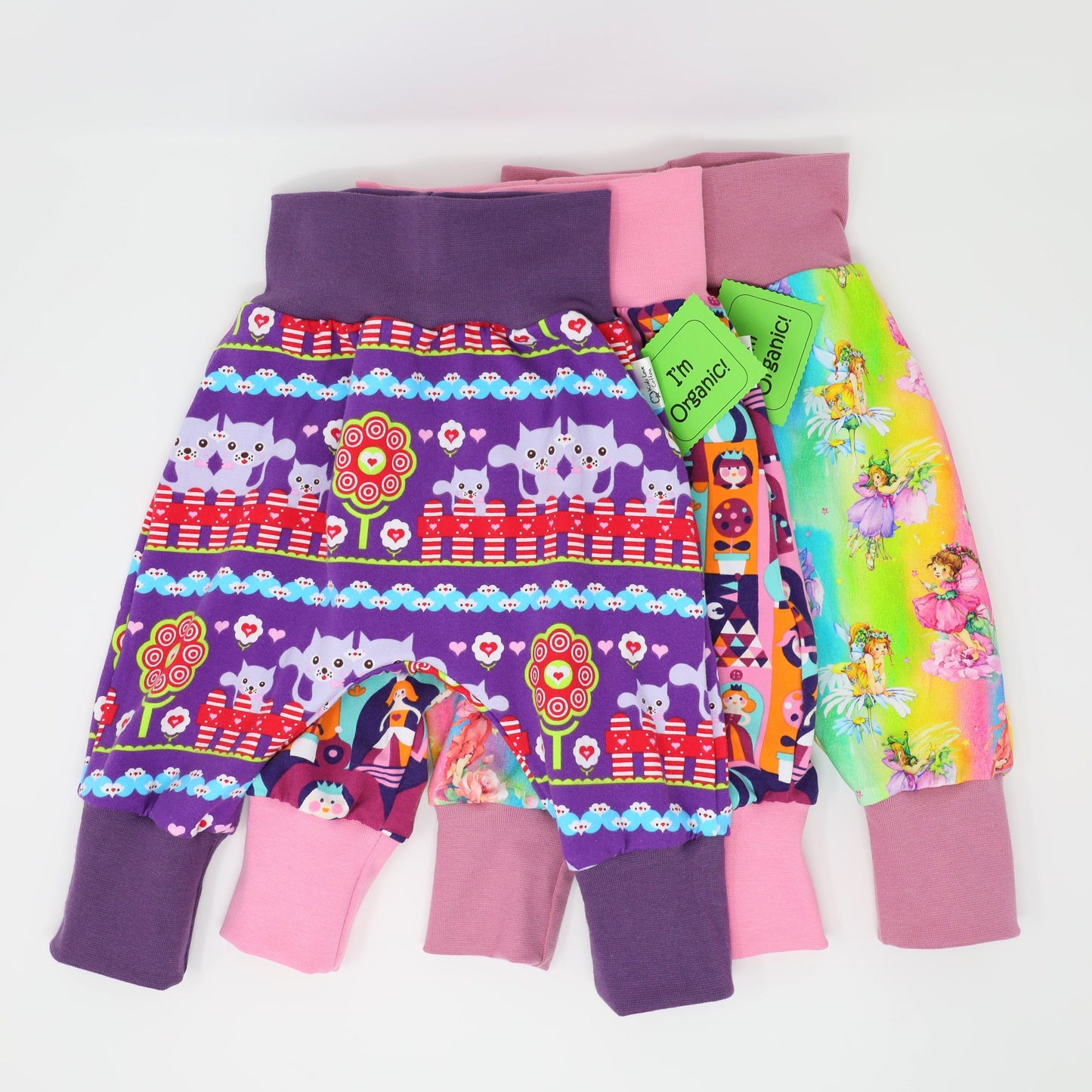 3x Harem Pants 6-9m