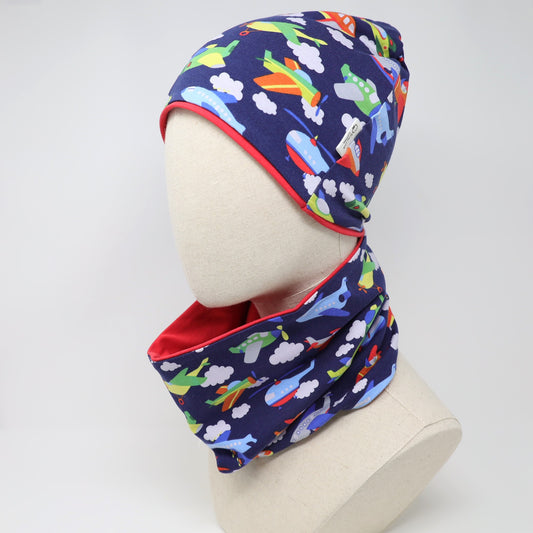 Kids Hat & Snood Set 2-8y