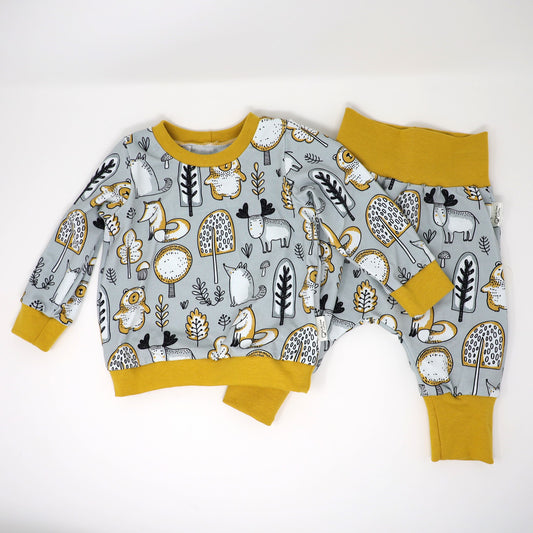 Harem Pants & Top Set 3-6m